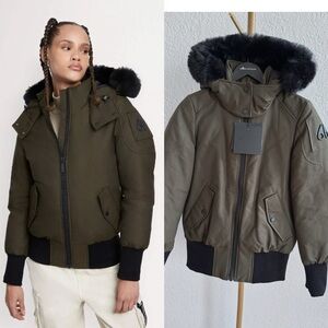 Moose Knuckles: Yukon Ladies Bomber Jacket size XS NWT 100% authentic $1095
